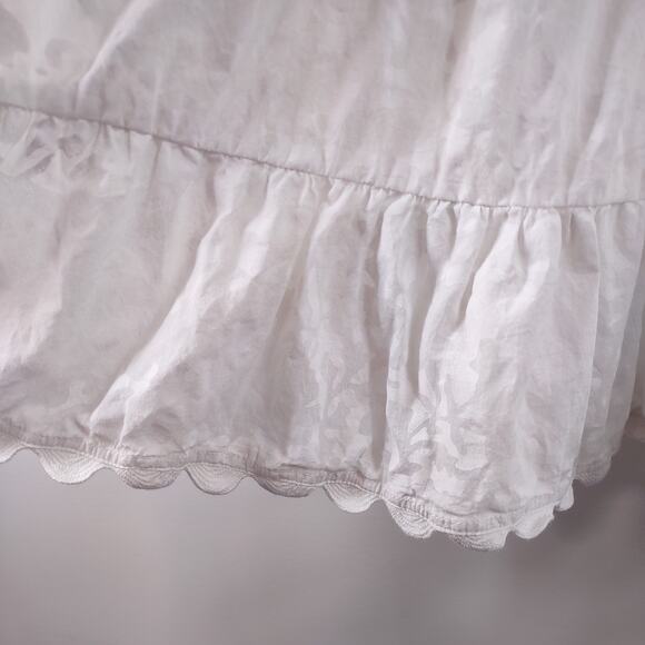 Juliet Dunn London White Tiered Dress, One Size - Picture 8 of 10